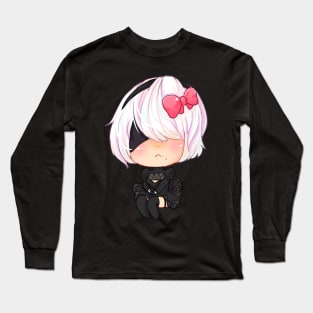 Chibi 2b nier automata Long Sleeve T-Shirt